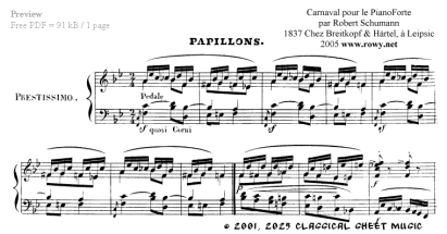 Thumb image for Carnaval Opus 9 No 10 Papillons