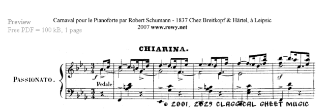 Thumb image for Carnaval Opus 9 No 12 Chiarina