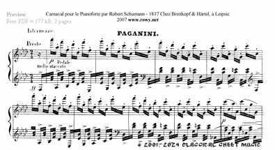 Thumb image for Carnaval Opus 9 No 18 Paganini