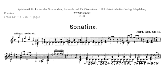 Thumb image for Sonatina Opus 15