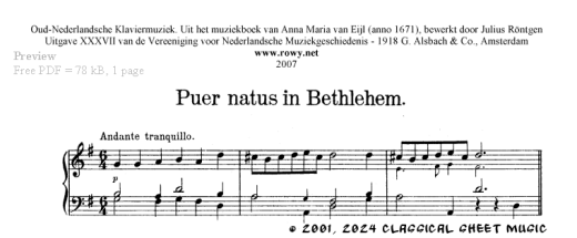 Thumb image for Puer natus in Bethlehem