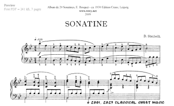 Thumb image for Sonatine in B flat Major