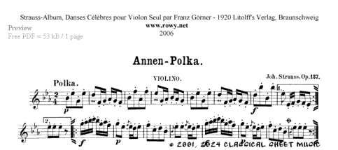 Thumb image for Annen-Polka