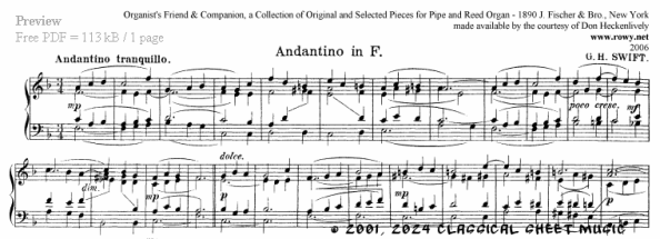 Thumb image for Andantino in F Major