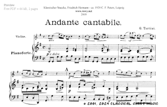 Thumb image for Andante cantabile vl pf