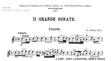 Thumb image for Sonata Opus 1 No 2 in F Major