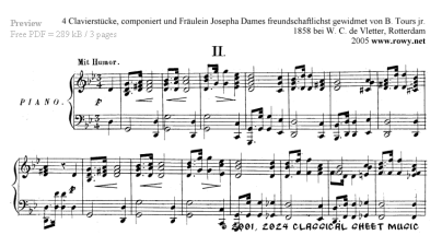 Thumb image for Clavierstuck Op 2 No 2