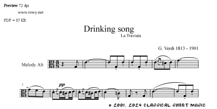 Thumb image for Drinking song A