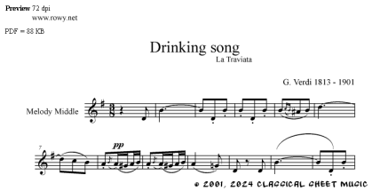 Thumb image for Drinking song M