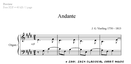 Thumb image for Andante in E Major