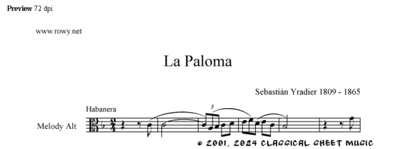 Thumb image for La Paloma A